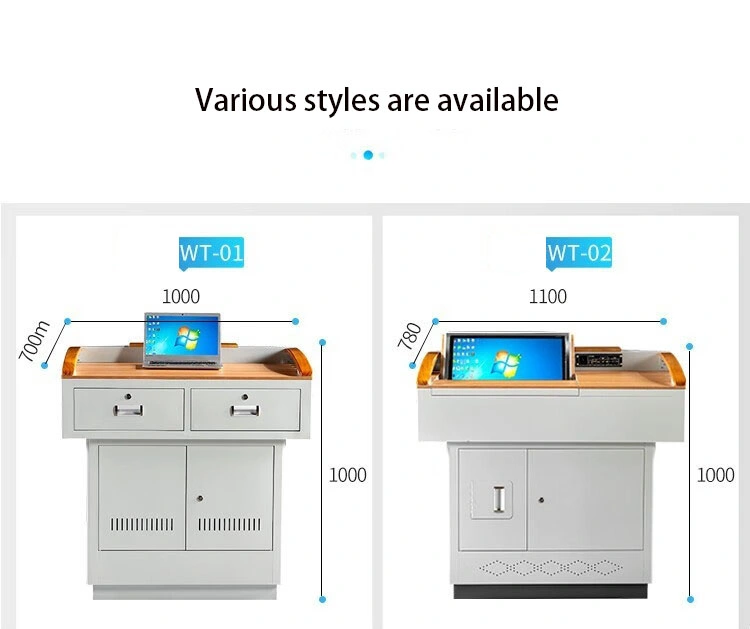 Teacher Desk Microphone Lectern Podium Stand Pulpit Podium Multimedia Digital Podium