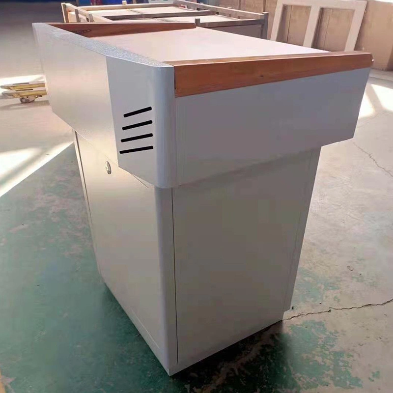 Teacher&prime; S Class Equipment Multifunctional Lecture Table Steel Lectern